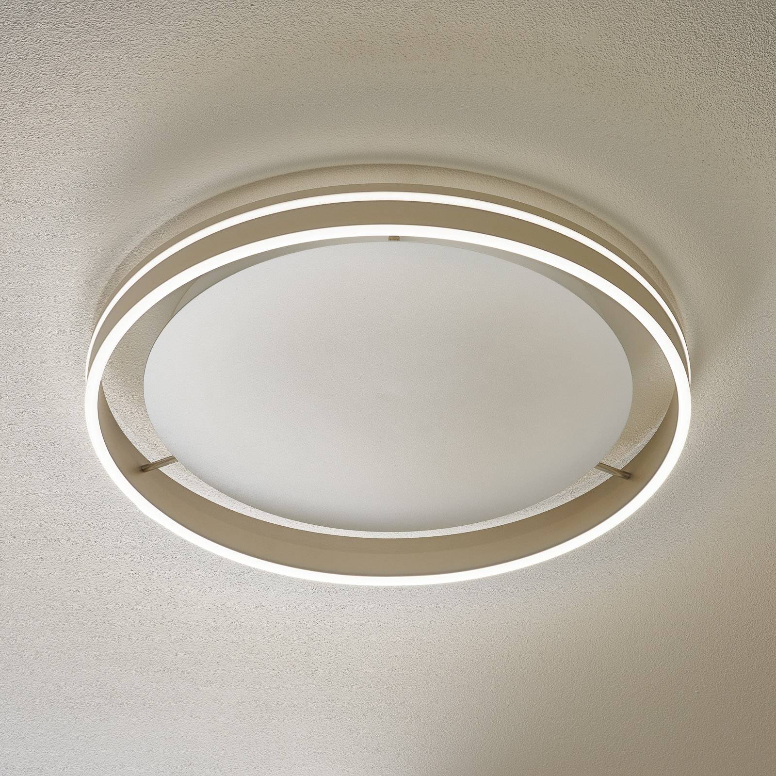 Paul Neuhaus Q-VITO LED-Deckenlampe 59cm stahl von Q-Smart-Home
