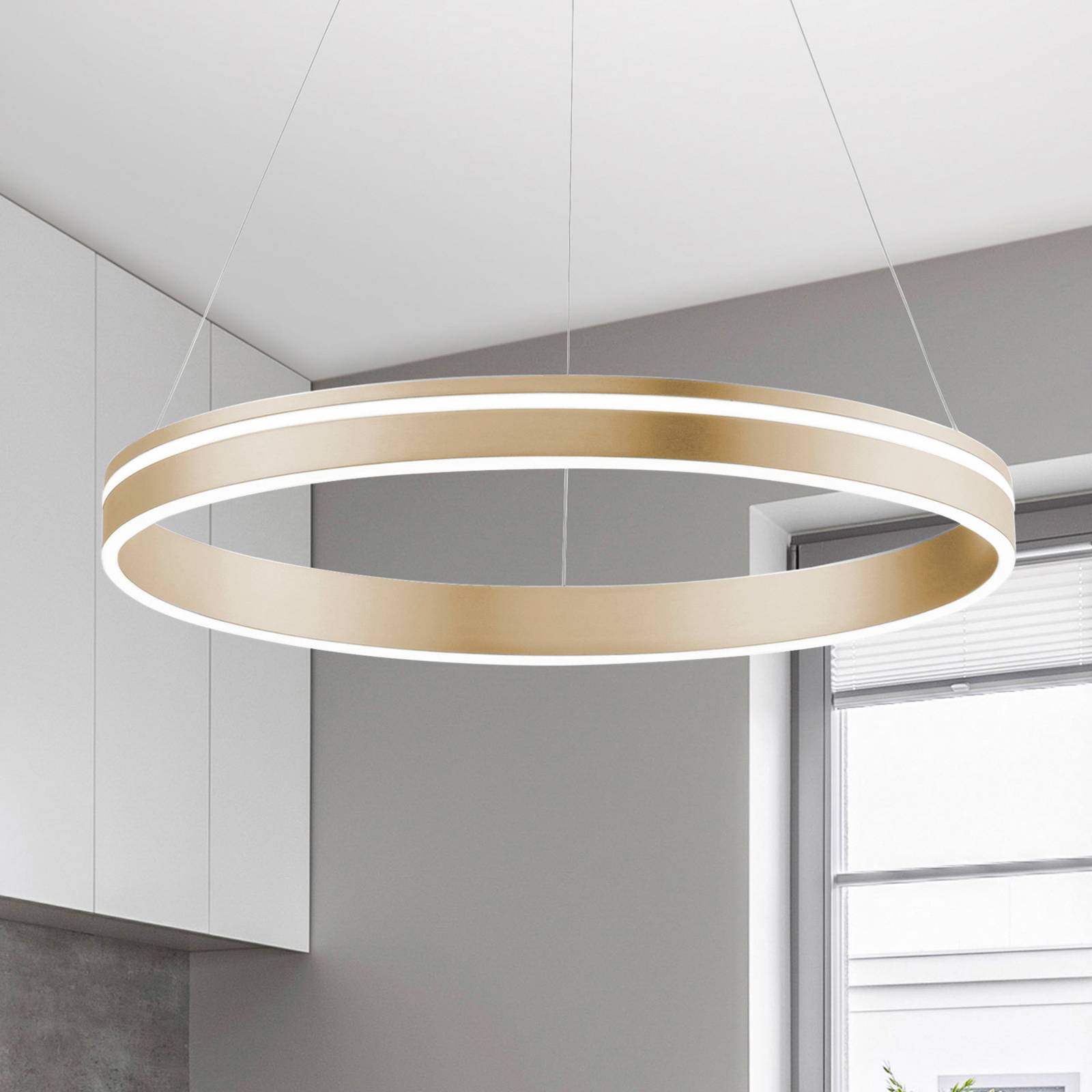 Paul Neuhaus Q-VITO LED-Pendelleuchte,1 Ring von Q-Smart-Home