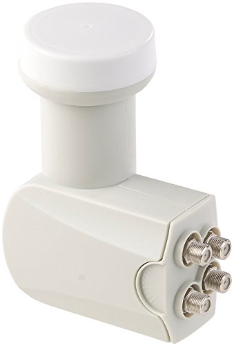 Q-Sonic 4 Fach LNB: Universal-Quad-Switch-LNB für digitales Sat.-TV (Quattro, 4fach, Satellitenschüssel) von Q-Sonic