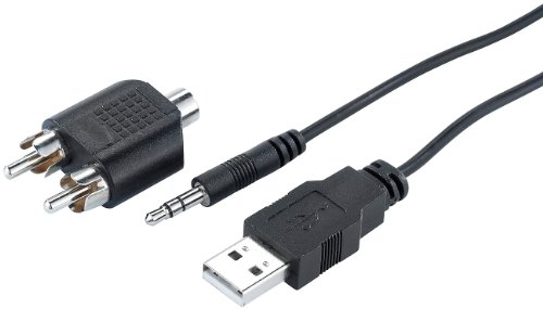 Q-Sonic Audio Grabber: Audio-Digitalisierer & MP3-Recorder AD-330 USB (USB Phono Adapter, USB auf Cinch, Schallplattenspieler) von Q-Sonic