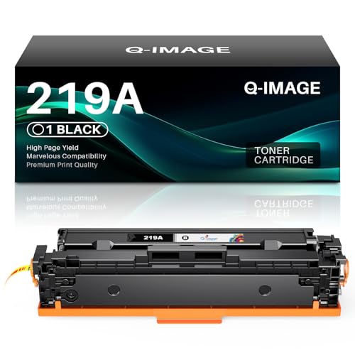 219A Toner Cartridge Kompatibel für HP 219A 219X Tonerkartusche als Ersatz mit HP Color Laserjet Pro 3202dn 3202dw MFP 3302fdn 3302fdng 3302fdw 3302fdwg 3302sdw 3302sdwg (1 Schwarz) von Q-image