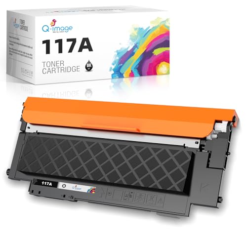 Q-image 117A Toner Schwarz Kompatibel für HP 117A Toner für HP Color Laser MFP 179fwg 178nwg 150nw 179fnw 178nw 150a 179 178 150 W2070A W2071A W2072A W2073A Toner Drucker von Q-image