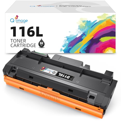 Q-image MLT-D116L Toner Kompatibel für Samsung DLL6L MLT-D116L Toner für Xpress SL M2835DW M2675FN M2885FW M2825ND M2625D M2875FD M2875FW M2825DW M2675 M2825 M2875 M2885 (Schwarz) von Q-image