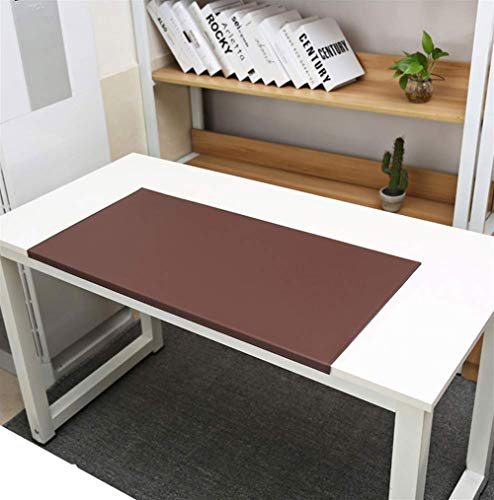 Q&Z Schreibtischunterlage,Office Mauspad PU Leder Schreibunterlage Mit Kantenschutz Schreibtisch Pad wasserdichte FüR Computertastatur PC Und Laptop von Q&Z