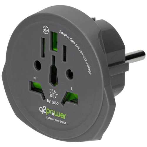 Q2 Power q2-1.100100-TH Reiseadapter von Q2 Power