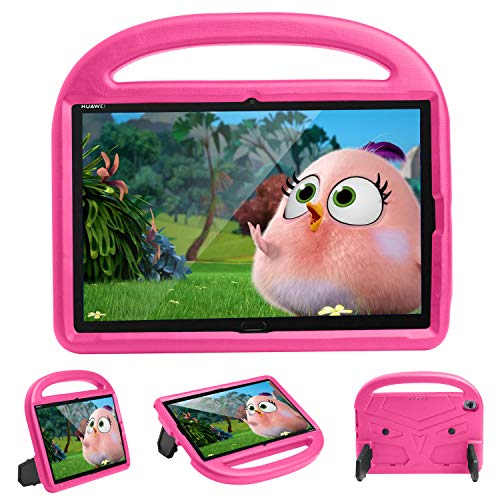 QANG Hülle für Huawei MediaPad M5 10.8 / M6 10.8 Zoll, Kinder Hülle Eva Stoßfeste Schützend Schutzhülle Ständer Abdeckung Fall, Case umwandelbarer Handgriff Tasche Cover Huawei MediaPad M6 10.8 Zoll von QANG
