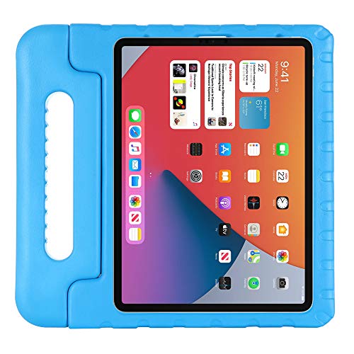 QANG Schutzhülle für iPad Air 4 10.9" 2020, stoßfest, mit Ständer, für Kinder, für iPad Air 4 10.9" 2020 Tablet (Blau) von QANG