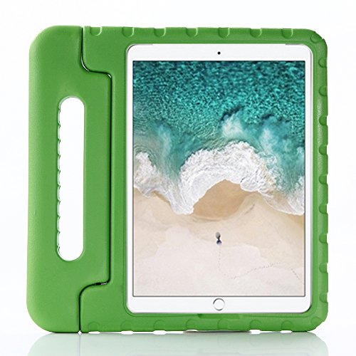 QANG iPad 10.2 2020 Schutzhülle – EVA-Ständer für Kinder, stoßfest, mit umwandelbarem Griff für Tablet iPad 10.2 2020 (grün) von QANG
