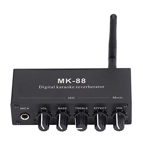 QANYEGN DC 12V Digitaler Reverberator Stereoverstärker, Stereoverstärker des Bluetooth -Systems, digitaler Reverberator, Dual -Mikrofoneingang für Telefon, MP3, TV, CD -Player, QANYEGN DC 12V Digitaler Reverberator Stereoverstärker, Stereoverstärker des Bluetooth -Systems, digitaler Reverberator, Dual -Mikrofoneingang für Telefon, MP3, TV, CD -Player, von QANYEGN