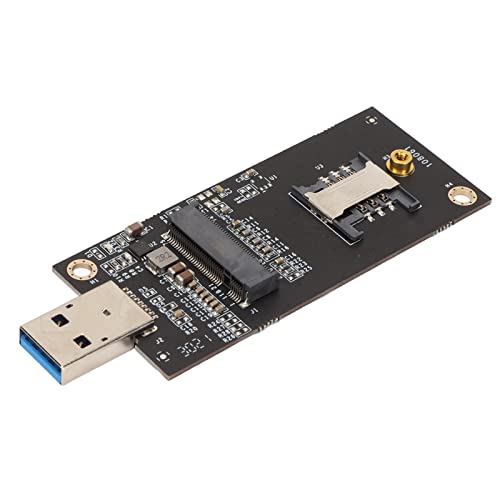 QANYEGN M.2-zu-USB-Adapter, NGFF-zu-USB-3.0-Netzwerkadapter, USB-Mobilfunkmodem Mit SIM-Kartensteckplatz, Plug-and-Play-Stabilität von QANYEGN