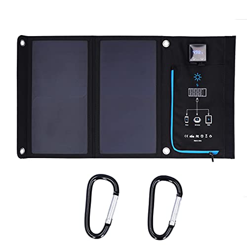 QANYEGN Tragbares Solarladegerät, Solarladetasche mit USB-Anschlüssen, tragbare Solar-Powerbank für Smartphones, Tablets, Powerbank QANYEGN Tragbares Solarladegerät, Solarladetasche mit USB-Anschlüssen, tragbare Solar-Powerbank für Smartphones, Tablets, Powerbank von QANYEGN