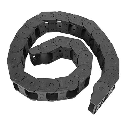 QanyEGN -Kabelschaltkette, Nylon Offen beide Seitendrahtträger -Dragkette, Gravurmaschinenzubehör (100 cm 25 x 38 mm) von QANYEGN