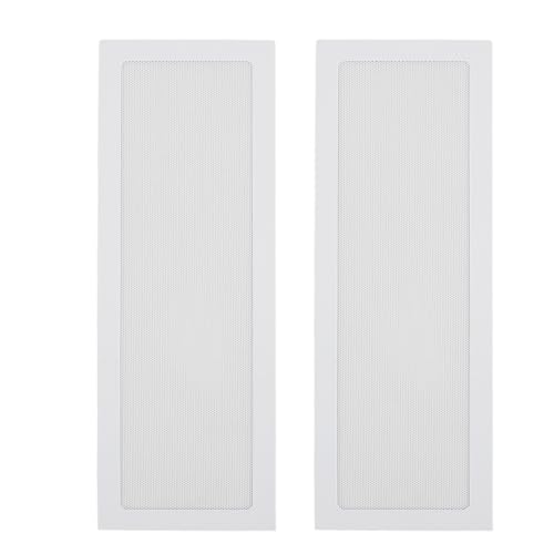 Qanyegn Staubfilter, Magnetrahmen -PC -Lüfterstaubfilter, PVC -Computerlüfterfilter -Grills für Computerkühler -Lüfter PSU 4.72x14.17in 2pcs (Weiß) von QANYEGN