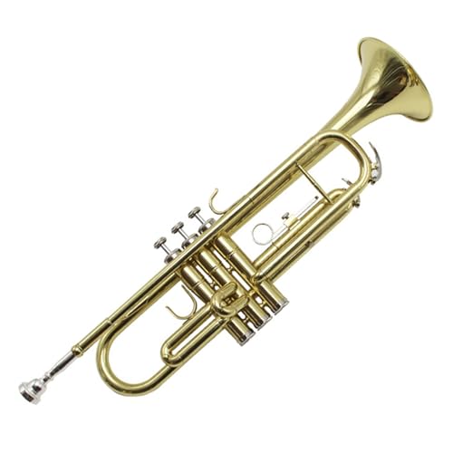 B-Trompete Profiinstrument für Erwachsene geeignet Musikinstrument Trompete B-Trompete Profiinstrument für Erwachsene geeignet Musikinstrument Trompete von QASKLBN