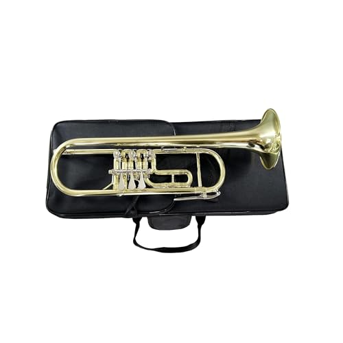 BB-Ton-Trompete aus Messing professionelles Musikinstrument Musikinstrument Trompete von QASKLBN