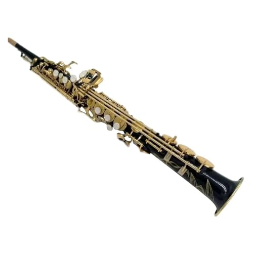 Gerades Saxophon professionelles Instrument in B-Dur Saxophon für Anfänger von QASKLBN