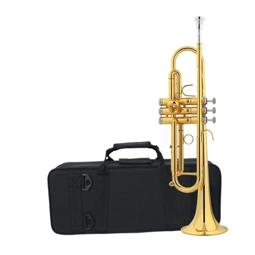 Professionelles B-Trompeteninstrument Musikinstrument Trompete von QASKLBN