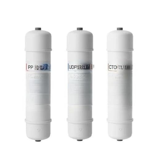 10" Inline-Wasserfilterkartusche mit Schnellanschluss, PP-Baumwolle, Aktivkohle for RO-System, Kühlschrank, Eismaschine, Chlorentfernung Einfache Installation(PP UDF CTO Filter) von QASVOU