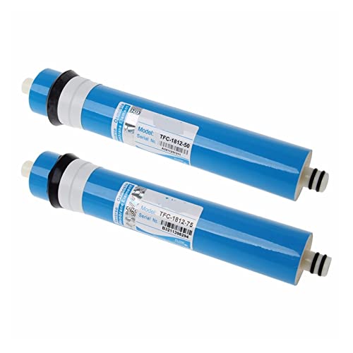 2PCS 50/75 Gpd Wasserfilterpatrone Umkehrosmose RO Membran Haushalt Ersetzen Einfache Installation(50pgd+75pgd) von QASVOU