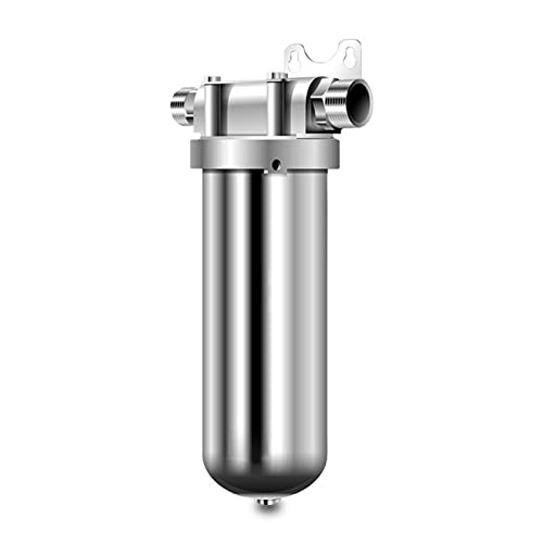 304 Edelstahl-Frontbrunnenwasserleitungswasserfilter Haushalts-kommerzielle Rückspülung High Flow Zentraler Wasserreiniger for das ganze Haus Einfache Installation(20mm connector) von QASVOU