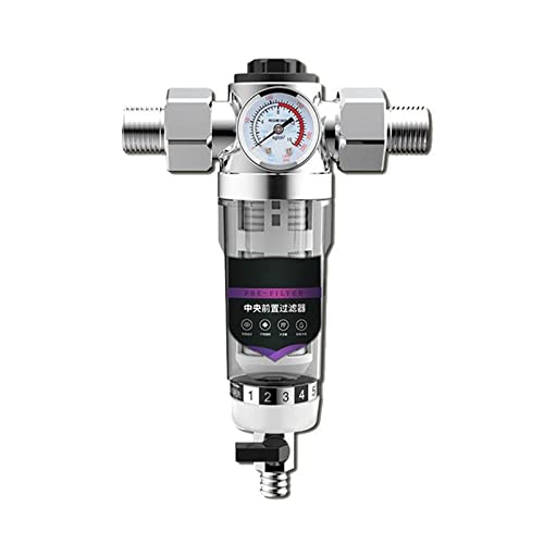 5000L/H Wasserreiniger Rückspül-Vorfilter Wasserfilter 40um Zentrales Vorfilter-Reinigungssystem Rückspül-Edelstahlgewebe Einfache Installation 5000L/H Wasserreiniger Rückspül-Vorfilter Wasserfilter 40um Zentrales Vorfilter-Reinigungssystem Rückspül-Edelstahlgewebe Einfache Installation von QASVOU