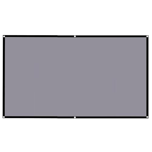 72 Zoll 3:4/16:9/16:10 Tragbare Projektionsleinwand mit hoher Helligkeit, Anti-Licht-Projektorvorhang, reflektierendes Metallgewebe mit schwarzem Rand und Ösen mit Haken for Home, Backyard, Theatre, N 72 Zoll 3:4/16:9/16:10 Tragbare Projektionsleinwand mit hoher Helligkeit, Anti-Licht-Projektorvorhang, reflektierendes Metallgewebe mit schwarzem Rand und Ösen mit Haken for Home, Backyard, Theatre, N von QASVOU