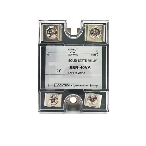 1-Phasen-Halbleiterrelais-Spannungsregler SSR-10VA SSR-25VA SSR-40VA Einphasen-Spannungsreglerrelais SSVR 10A 25A 40A(SSVR-40VA) von QAVLXIE