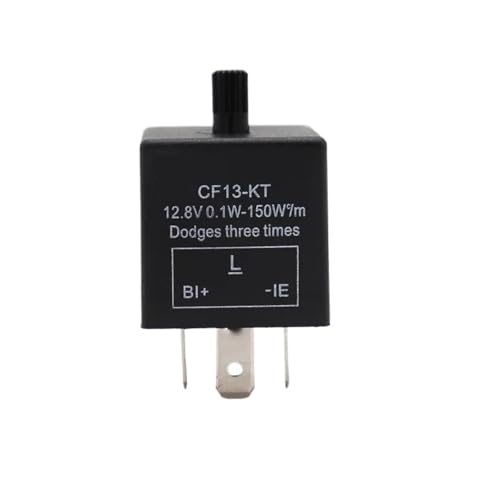 1 STÜCKE 3 Pins CF13 CF14 Auto-Blinkrelais zur Reparatur von LED-Licht-Blinkern, Hyper-Blinklicht, 12 V, 10 A, Auto-Reparaturteile(CF13KT) von QAVLXIE