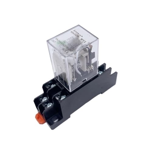 10 Stück HH52P HH54P HH62P JQX-13F/2Z Miniaturspule Allgemeiner elektromagnetischer Zwischenrelaisschalter mit Sockel MY2NJ MY4NJ LY2NJ(HH52P AC110V 5A) von QAVLXIE