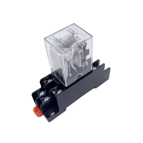 10 Stück HH52P HH54P HH62P JQX-13F/2Z Miniaturspule Allgemeiner elektromagnetischer Zwischenrelaisschalter mit Sockel MY2NJ MY4NJ LY2NJ(HH52P DC24V 5A) von QAVLXIE