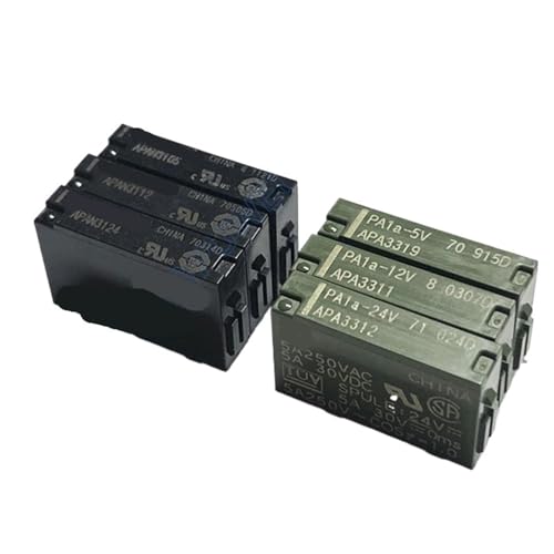 10 Teile/los PA1A-5V APAN3105 PA1A-12V APAN312 PA1A-24V APAN3124 PA1a 5A 250VA 30VDC Power relais 5V 12V 24V(APAN3105 (PA1a-5V)) von QAVLXIE