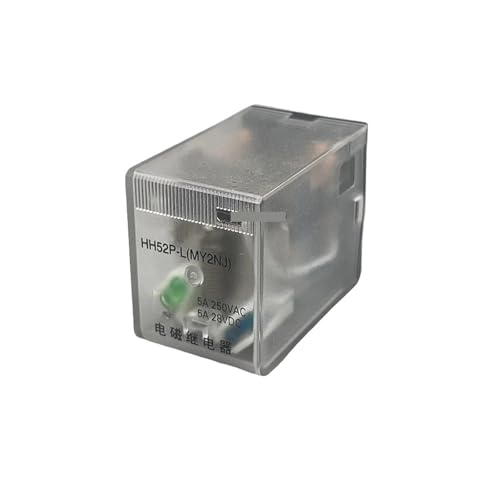 10PCS MY2P HH52P MY2NJ DPDTMiniatur Spule Generalelectromagnetic zwischen relais schalter mitSockel Basis LED AC(DC,220V) von QAVLXIE