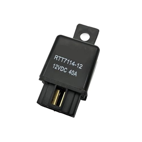 12 V/24 V 40 A NO 4 Pin 6,5 mm Montageloch 4-poliger Sockel Kfz-LKW-Autorelais(DC24V) von QAVLXIE