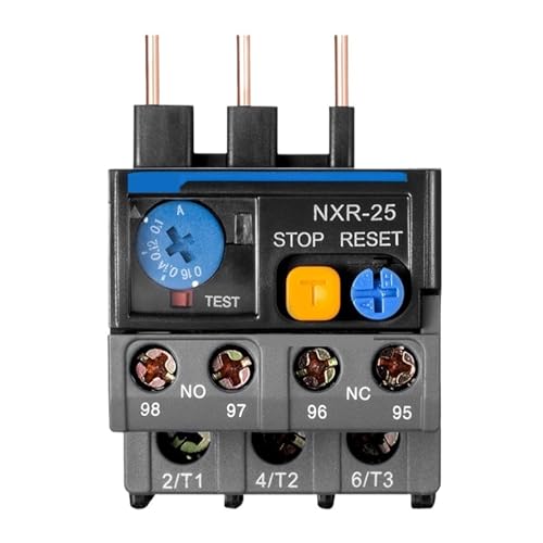 1pc Relais NXR-25 0,63~1A-17-25A NXR-38 23A-32A-30A-40A NXR-100 80A-100A Thermisches Überlastrelais for AC-Schütz(NXR-25 7-10A) von QAVLXIE