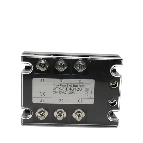 3-Phasen-Halbleiterrelaismodul 40A for Temperaturregler Einphasen-SSR 10A 25A 80A 60A mit Staubschutz(120DA) von QAVLXIE