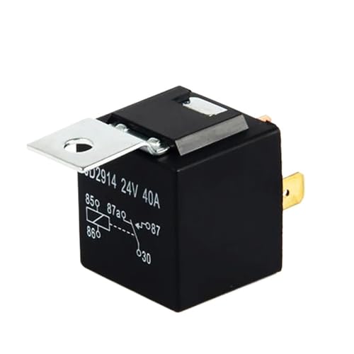 4 5 Pins 4P 5P 40A Wasserdichtes Autorelais Kfz-Relais Schließer 12V/24V Klemmenrelais for Scheinwerfer-Klimaanlage(40A 24V 4P) von QAVLXIE