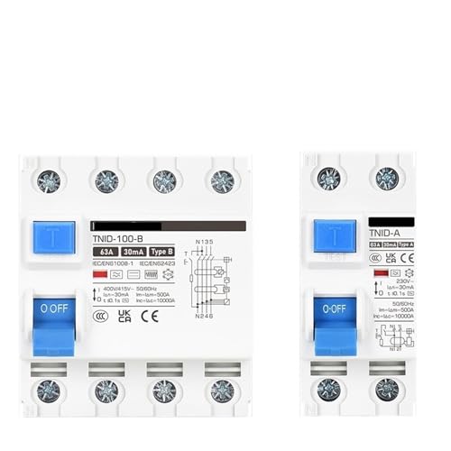 4P 63A Elektronischer Fehlerstromschutzschalter 2P AC RCBO Air Switch Auslaufschutz(A Class EM Type,2P 16A) von QAVLXIE