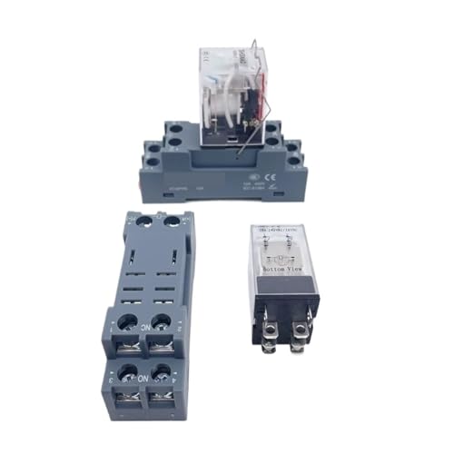 5 Stück HH52P 54P HH62P Silberkontakt Miniaturspule Allgemeiner elektromagnetischer Zwischenrelaisschalter mit Sockel MY2NJ MY4NJ LY2NJ(SA2N-GS DC12V 5A) von QAVLXIE