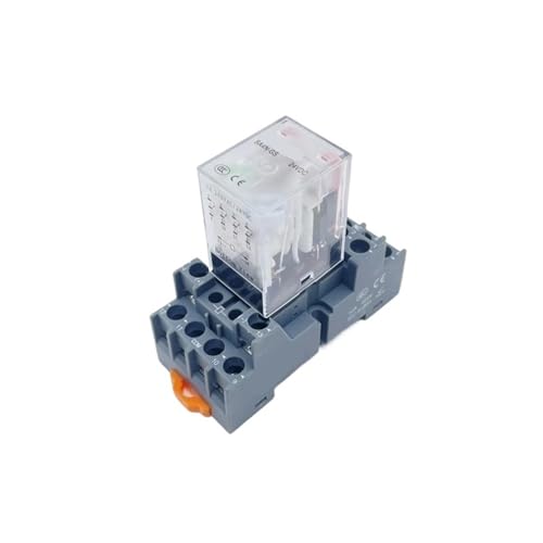 5 Stück HH52P 54P HH62P Silberkontakt Miniaturspule Allgemeiner elektromagnetischer Zwischenrelaisschalter mit Sockel MY2NJ MY4NJ LY2NJ(SA4N-GS DC24V 5A) von QAVLXIE