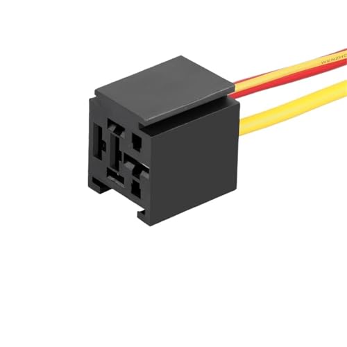 Autorelais 12V24V Hochstrom 4 Fuß 5 Fuß 80A Auto mit Steckrelais(80A 4p Connector) von QAVLXIE
