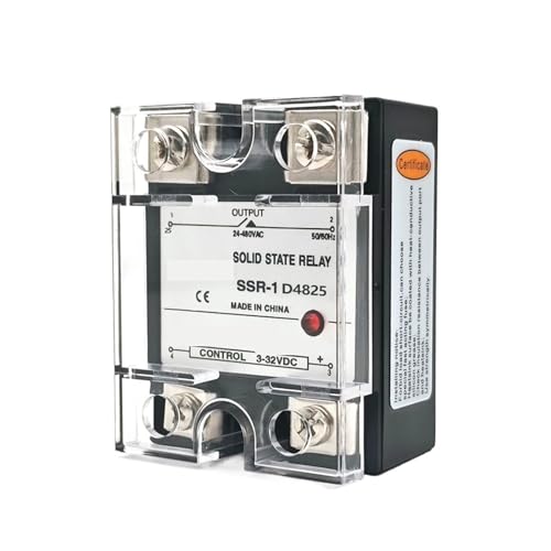 DC-Steuerung AC-Einphasen-Halbleiterrelais mit starker Entstörungsfähigkeit SSR-10DA 25DA 40DA 60DA 80DA 100DA 120DA(25DA) von QAVLXIE