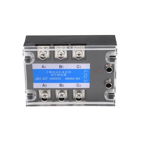 Dreiphasen-Motor-Umkehrsteuermodul SSR 10A-100A 32VDC Steuerung 24-480VAC Vorwärts- und Rückwärts-Halbleiterrelais(JGX-3ZF-4860DA) von QAVLXIE