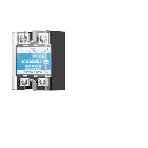 Eingang 3V-32V gesteuerter Wechselstrom 24V-480V Einphasen-Halbleiterrelais 10A 25A 40A 60 75 80 100 A SSR-Modul(Current 25A) von QAVLXIE