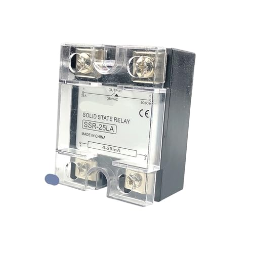 Eingang 4–20 mA einphasiges Halbleiterrelais SSR-10/25/40/60LA Spannungsregler for Temperatursensor(25A 4-20mA) von QAVLXIE