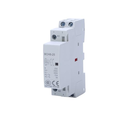 Elektrischer Schützschalter, Klimaanlage, Starter, Magnetrelais, Kontaktorblock, Mini-Kontaktör, verriegelte Steuerung(16A 230V 1NO 1NC) von QAVLXIE