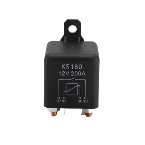 Hochstrom-4-poliges Autorelais 12 V 24 V 100 A 200 A LKW-Motor-Autorelais Dauertyp Autorelais normalerweise offen(24V 200A) von QAVLXIE