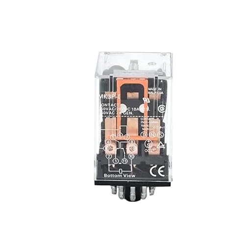 MK2P-I MK3P-I Zwischenrelais Kleines Relais AC24V AC110V AC220V AC380V DC6V DC24V 8P 11P(10 PCS,3P-I AC220V) von QAVLXIE