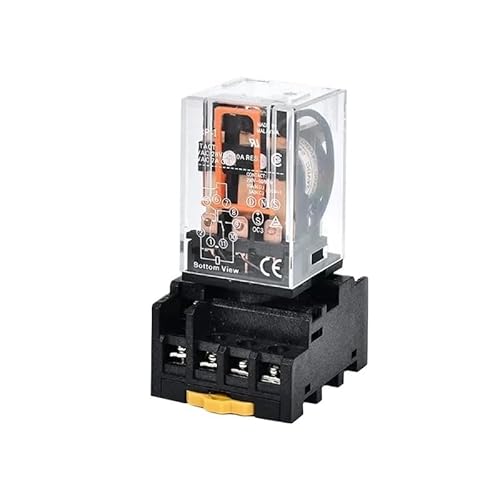 MK2P-I MK3P-I Zwischenrelais Kleines Relais AC24V AC110V AC220V AC380V DC6V DC24V 8P 11P(10 PCS,3P-IDC24V With Base) von QAVLXIE