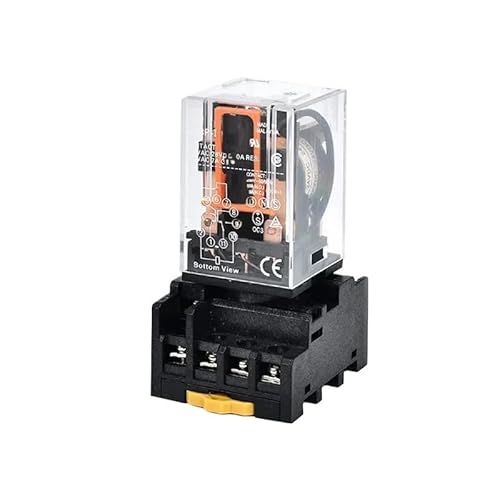 MK2P-I MK3P-I Zwischenrelais Kleines Relais AC24V AC110V AC220V AC380V DC6V DC24V 8P 11P(5 PCS,2P-IDC24V With Base) von QAVLXIE