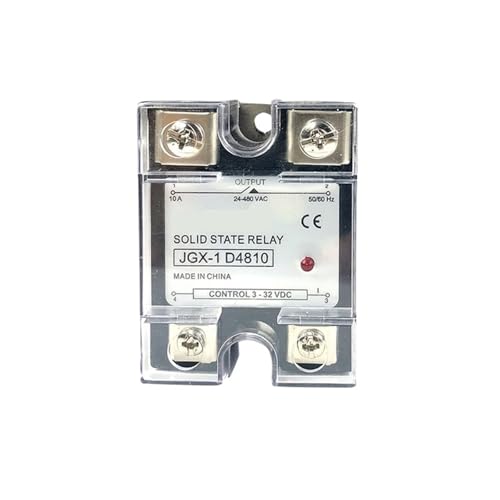 SSR-10DA 25DA 40DA SSR Einphasige Steuerung AC Kühlkörper 220 V Relais Zu 3-32 VDC SSR-10DA 25DA 40DA Kunststoff Abdeckung Solid State(10DA) von QAVLXIE